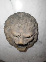 Löwe Brunnenkopf Figur Skulptur Eisen 4 kg Objekt Künstler