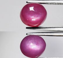 3.65ct Natur Stern Rubin Edelstein Afrika echter Edelstein