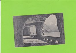 Axenstrasse--1909 gelaufen-belebt