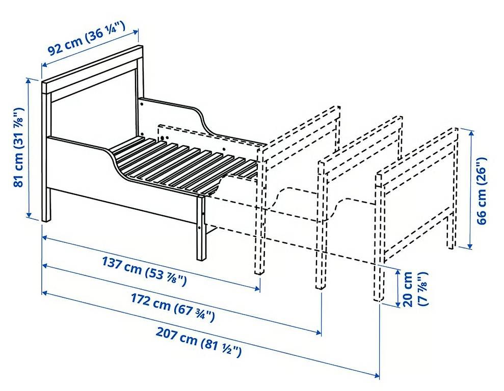 Letti: Ikea Sundvik Echtholz Bett incl Lattenrost – Usato da Zürich venduto da frohlein 4