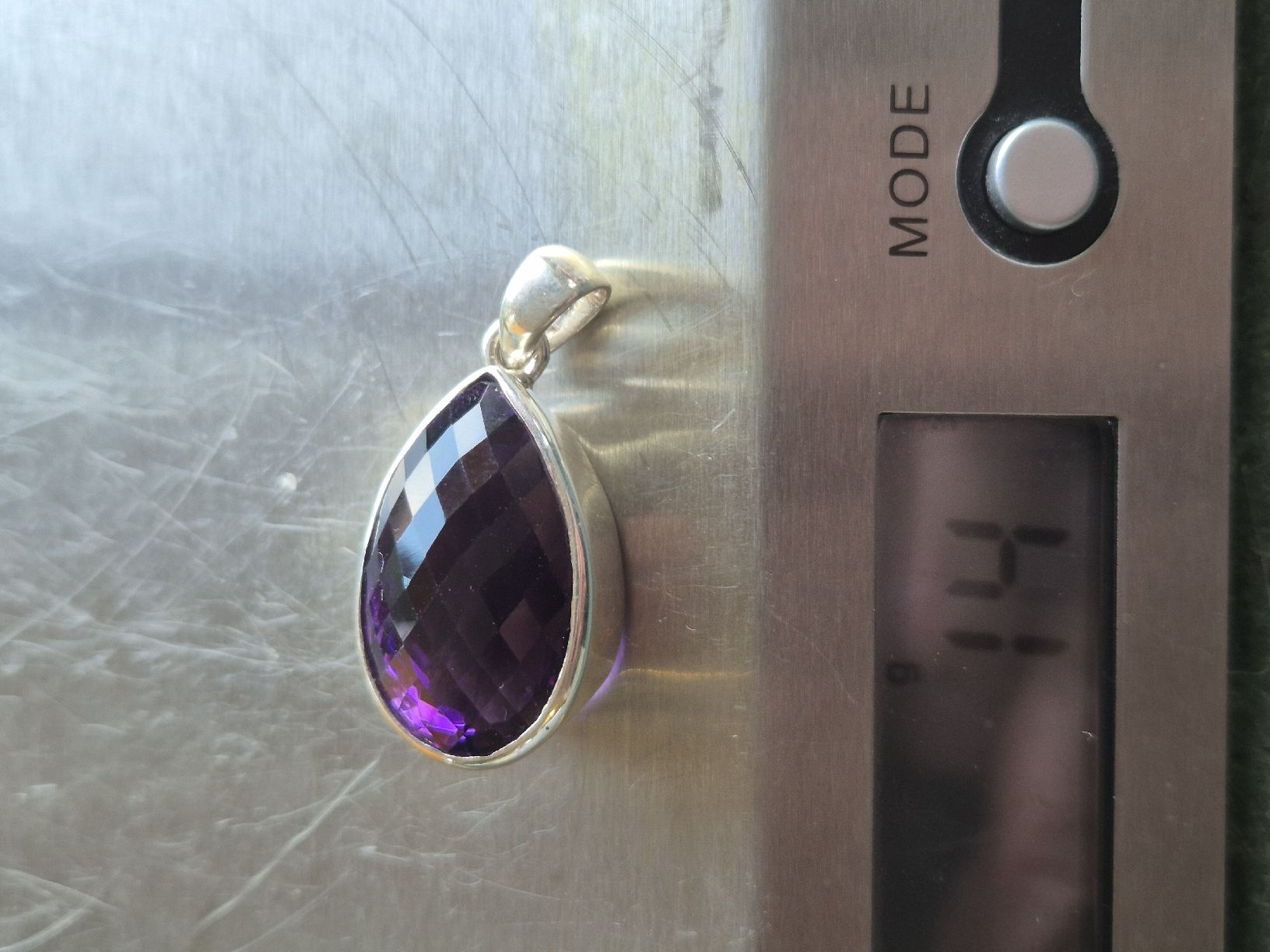 Ciondoli: Silber Schmuck Anhänger Amethist Amethyst Edelstein – Nuovo (secondo la descrizione) da Russikon venduto da eunicetungol 7