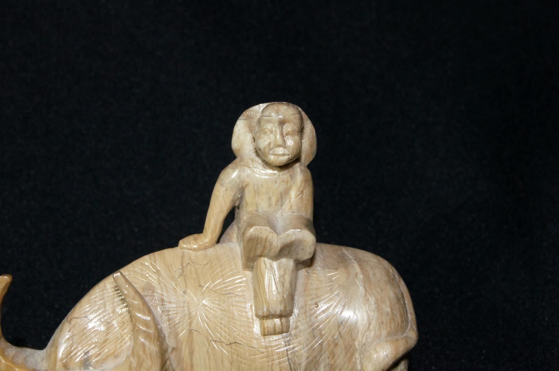 Figuren: Wasserbüffel mit reitendem Reisbauern – Gebraucht aus Geroldswil von ARTEFACTO 2