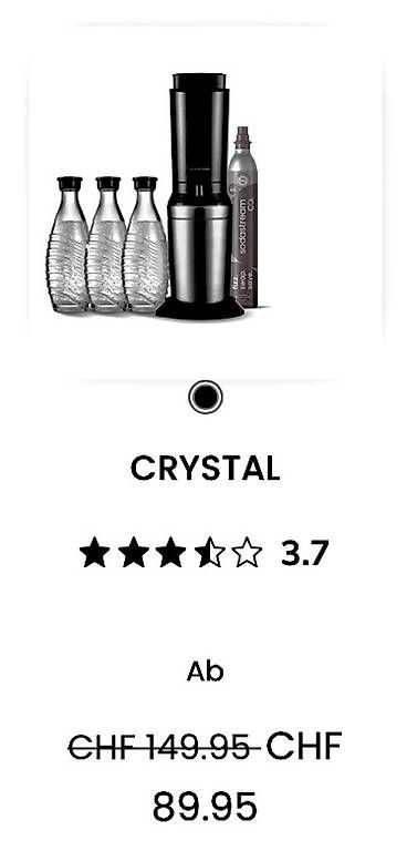Appareils de cuisine: Sodastream Crystal  – D'occasion à Biasca par desiorivera 3