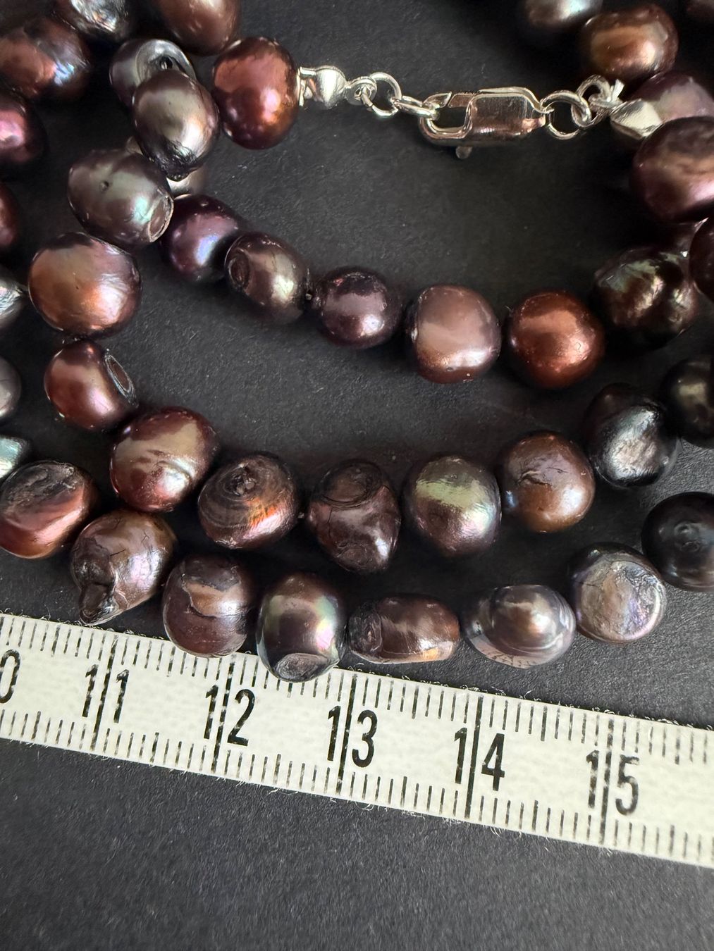 Catenine: Echte Perlen Kette mit Silber Verschluss 925 – Usato da Spiegel b. Bern venduto da Rogger72 5