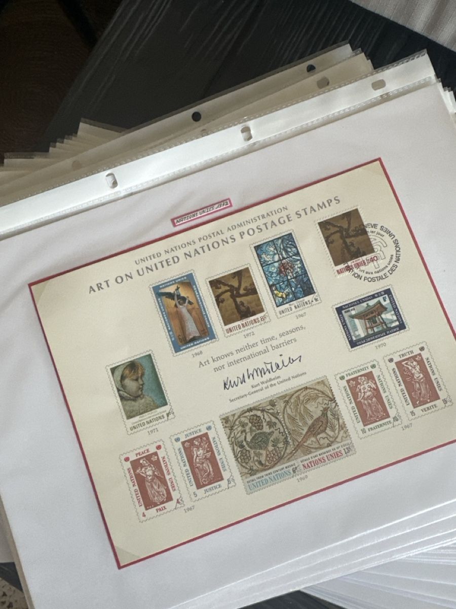Zerodeko 10 Pièces Album De Collection De Timbres Intercalaires Pour Collection De Timbres Pages Et Pochettes Pour Collectionneur De