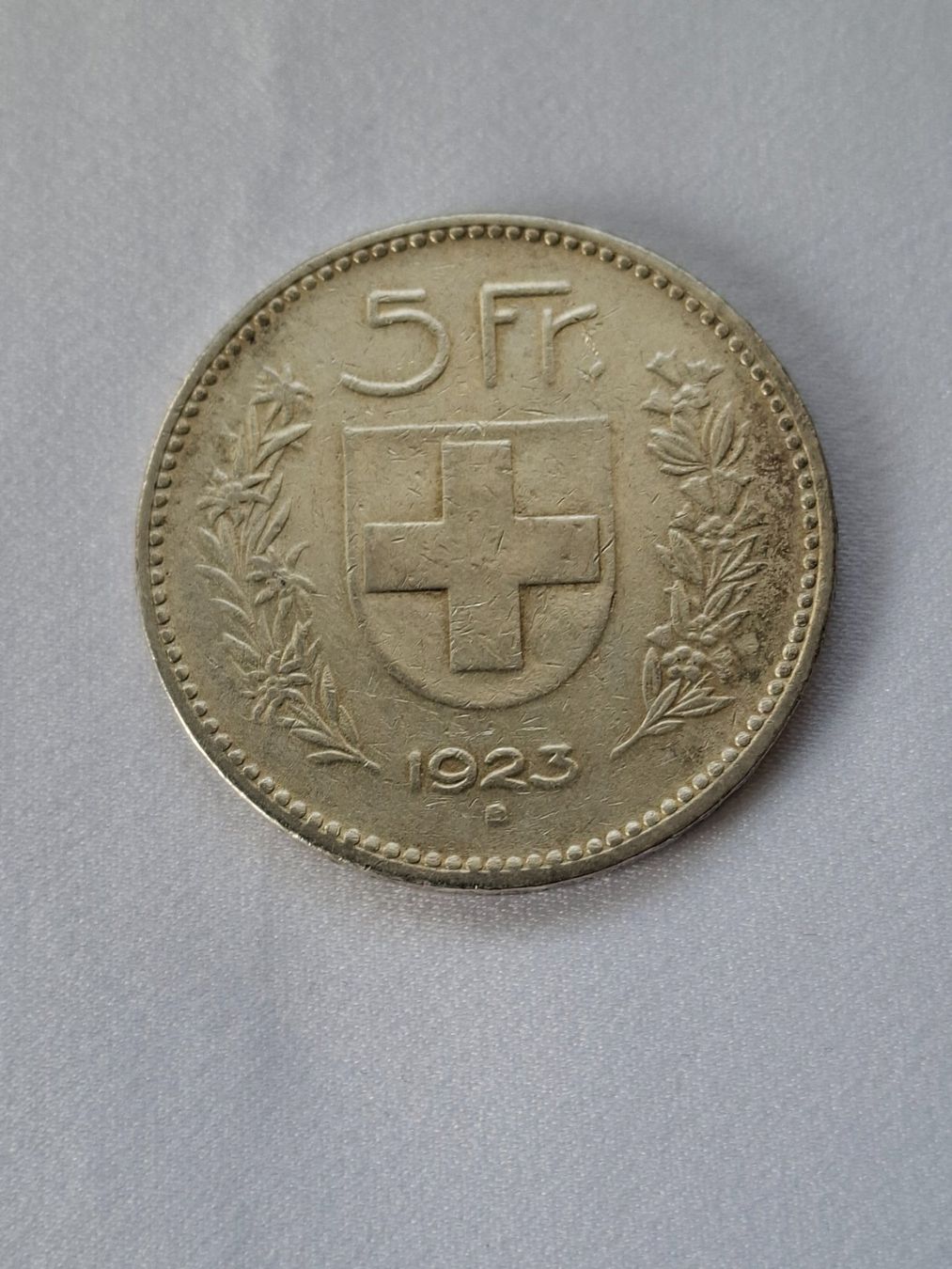 Toutes les monnaies: 5 Franken 1923 Schweiz – D'occasion à Dällikon par Toyfan 1