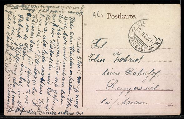 Ansichtskarten: AK Villmergen, Ortsansicht – Gebraucht aus Berlin von bartko-reher 1