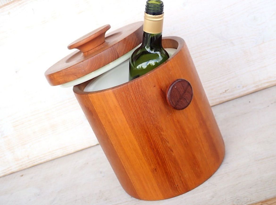 Elettrodomestici da cucina: Weinkühler Teak Design Lüthje Dänemark – Usato da Zürich venduto da BorjaCastillo
