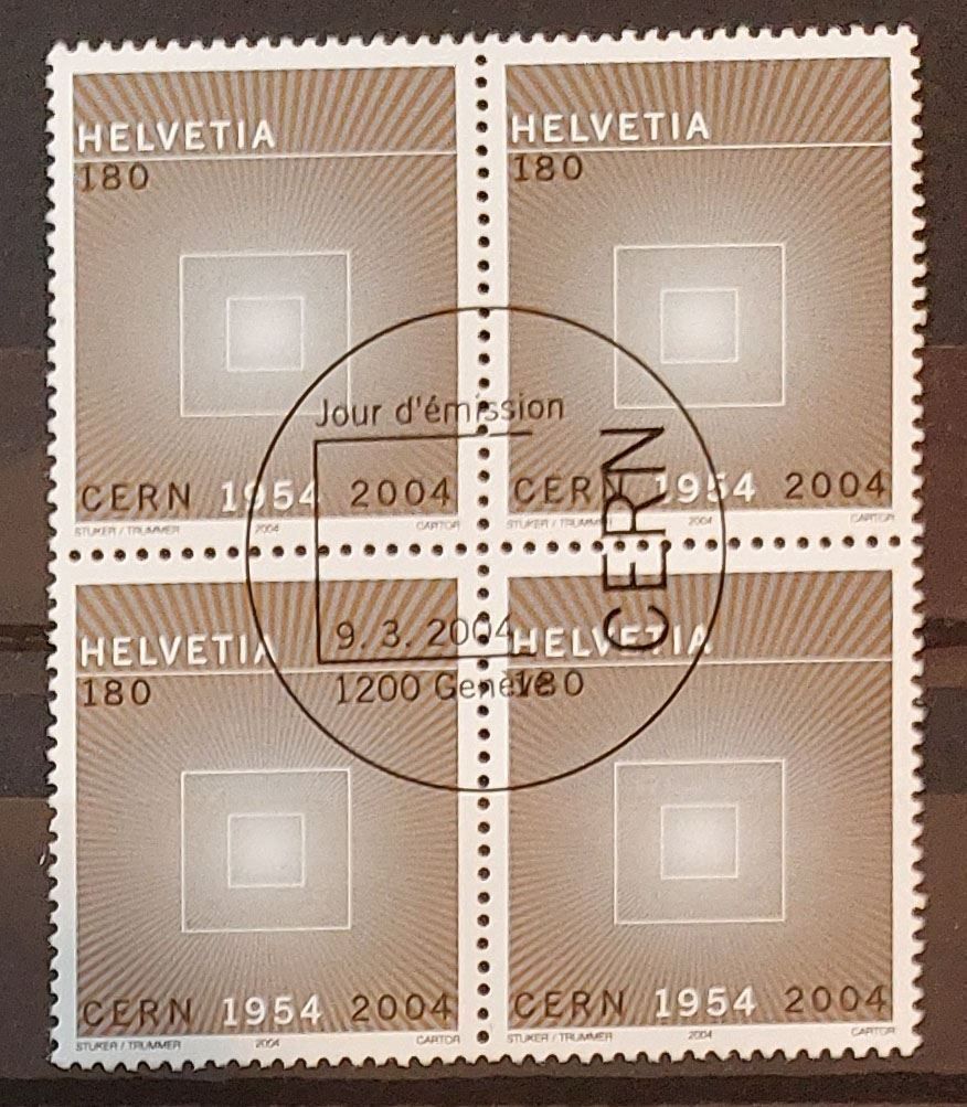 Alle Briefmarken: B1119 - Cern bloc4 1er jour – Gebraucht aus Trélex von Phil_Albert