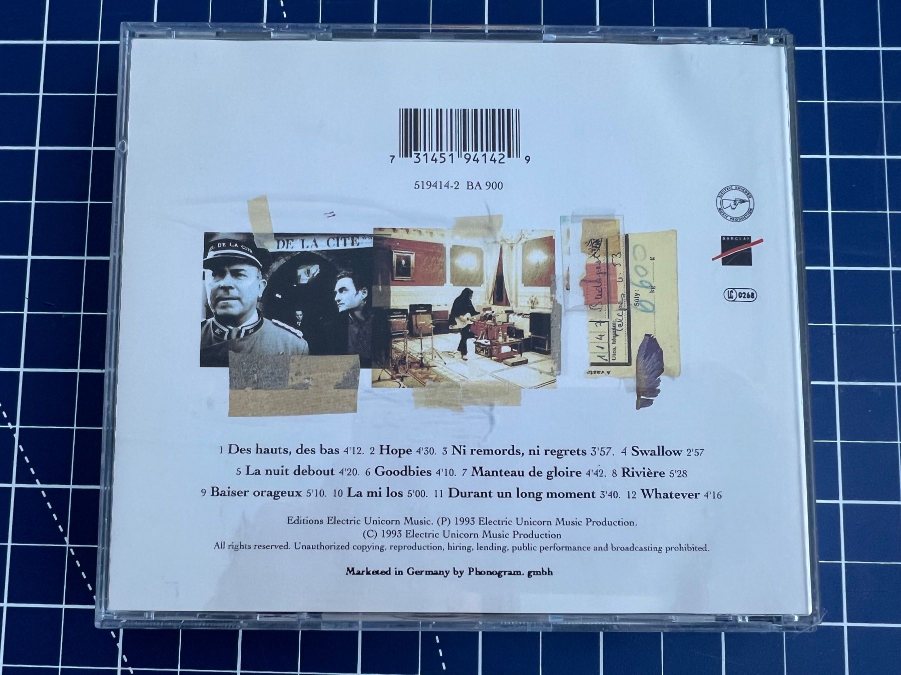 CD: Stephan Eicher – Carcassonne – Usato da st.gallen venduto da sophiephie 2