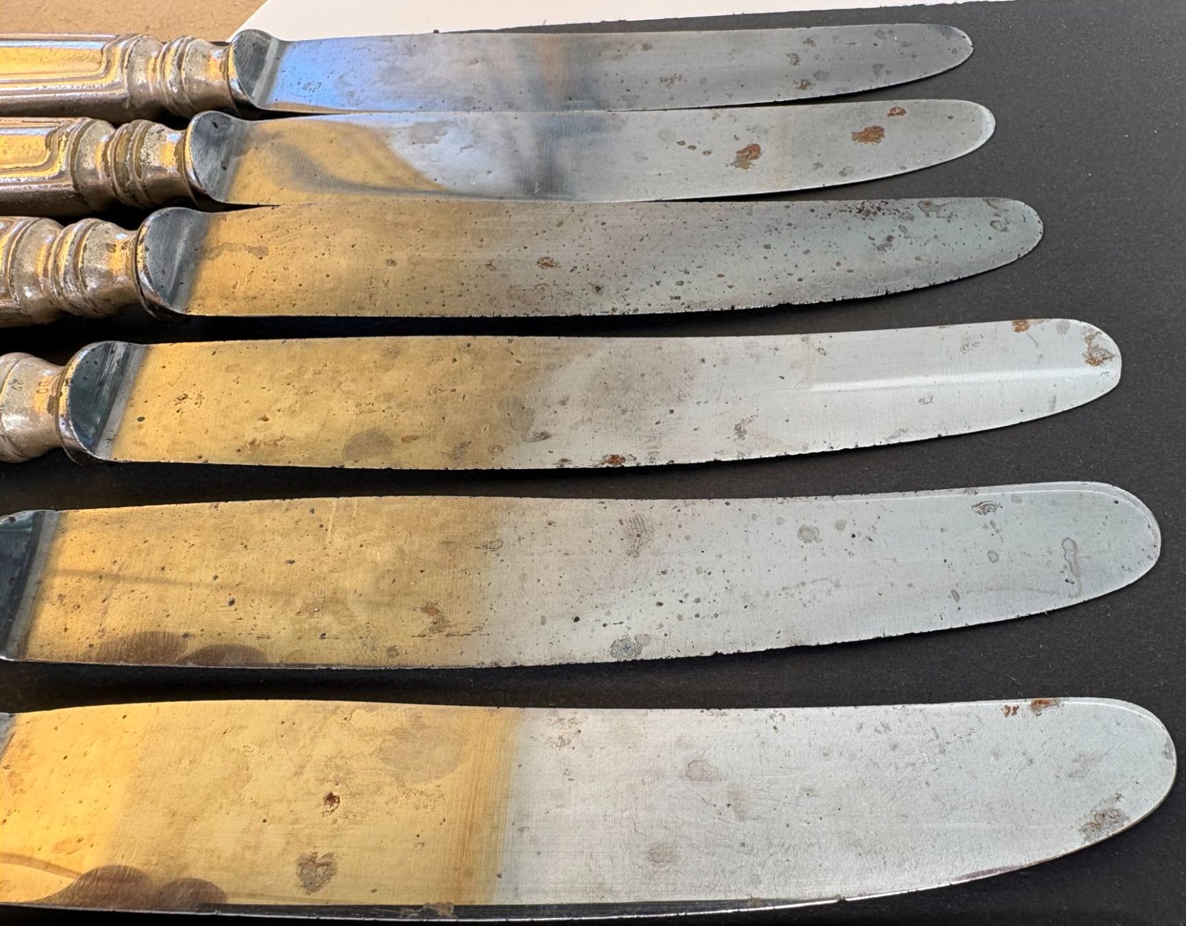Couteaux: 9 VINTAGE MESSER 90 SILBER – D'occasion à Ostermundigen par wini63 1