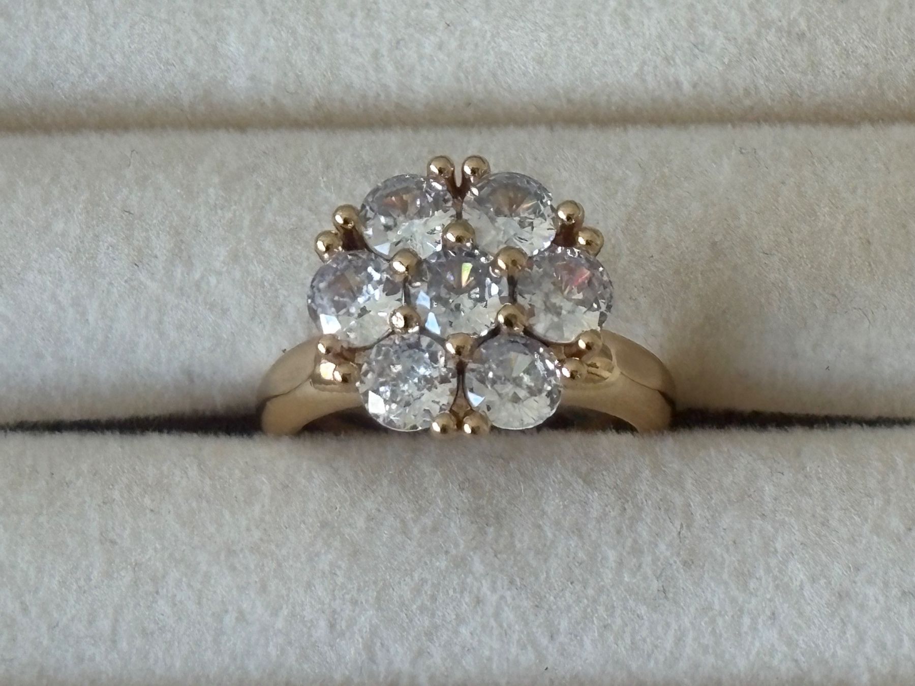 Ringe: Luxus Elegante Gr: 16/6 Ring Gold Farbe – Neu (gemäss Beschreibung) aus Biel-Bienne von Roserosse13 1