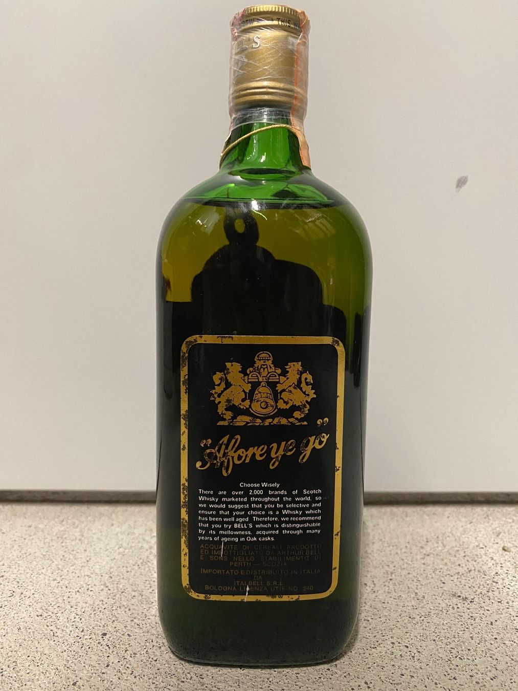 Spirituosen: Bell's 12yo 1970s – Neu und originalverpackt aus Mönchaltorf von Drammer 1
