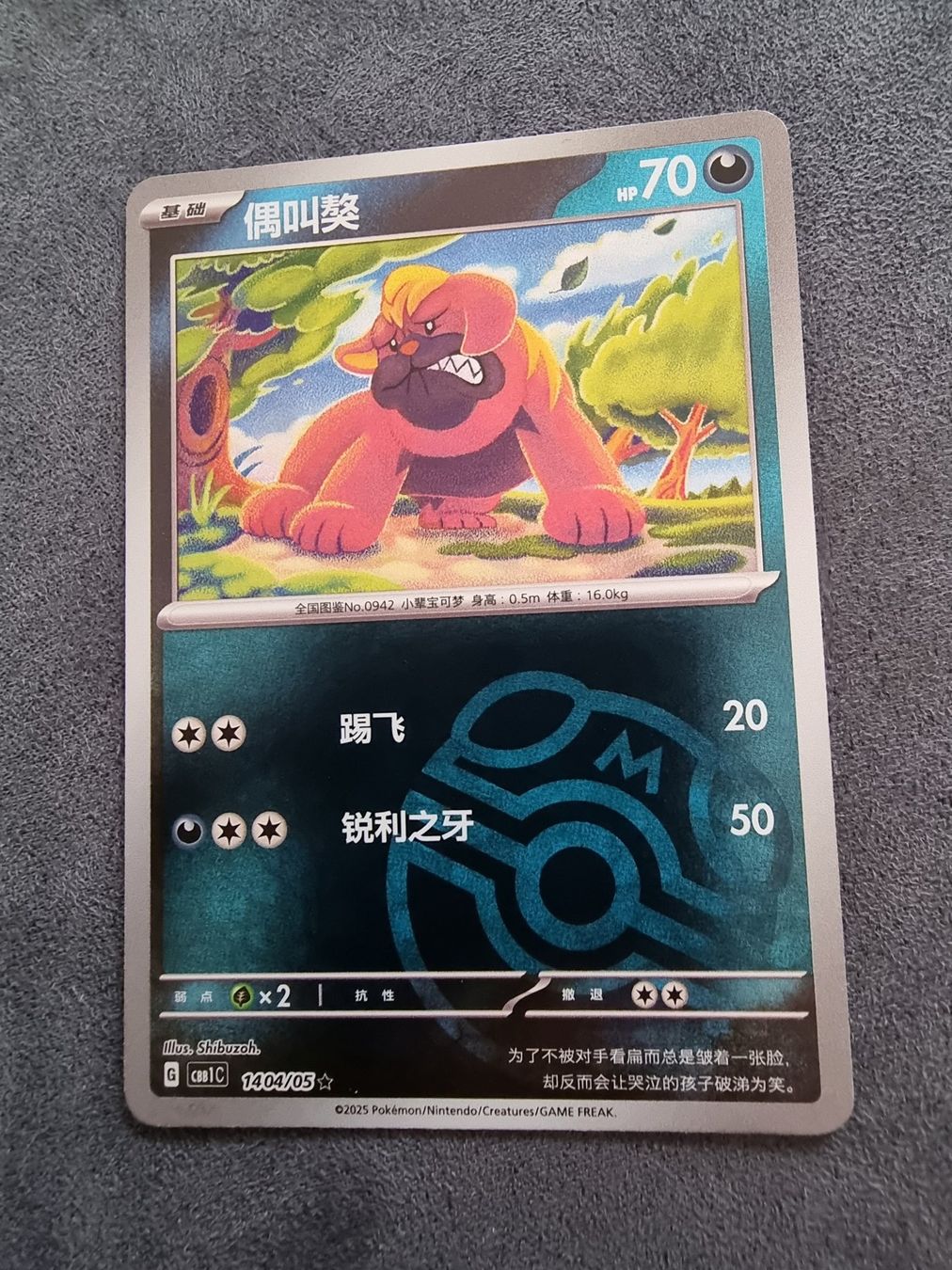 Pokémon Carte collezionabili: Pokemon CBB1C Gem Pack - Mobtiff Masterball 1404/05 – Nuovo (secondo la descrizione) da Roggwil BE venduto da S_Cards 1