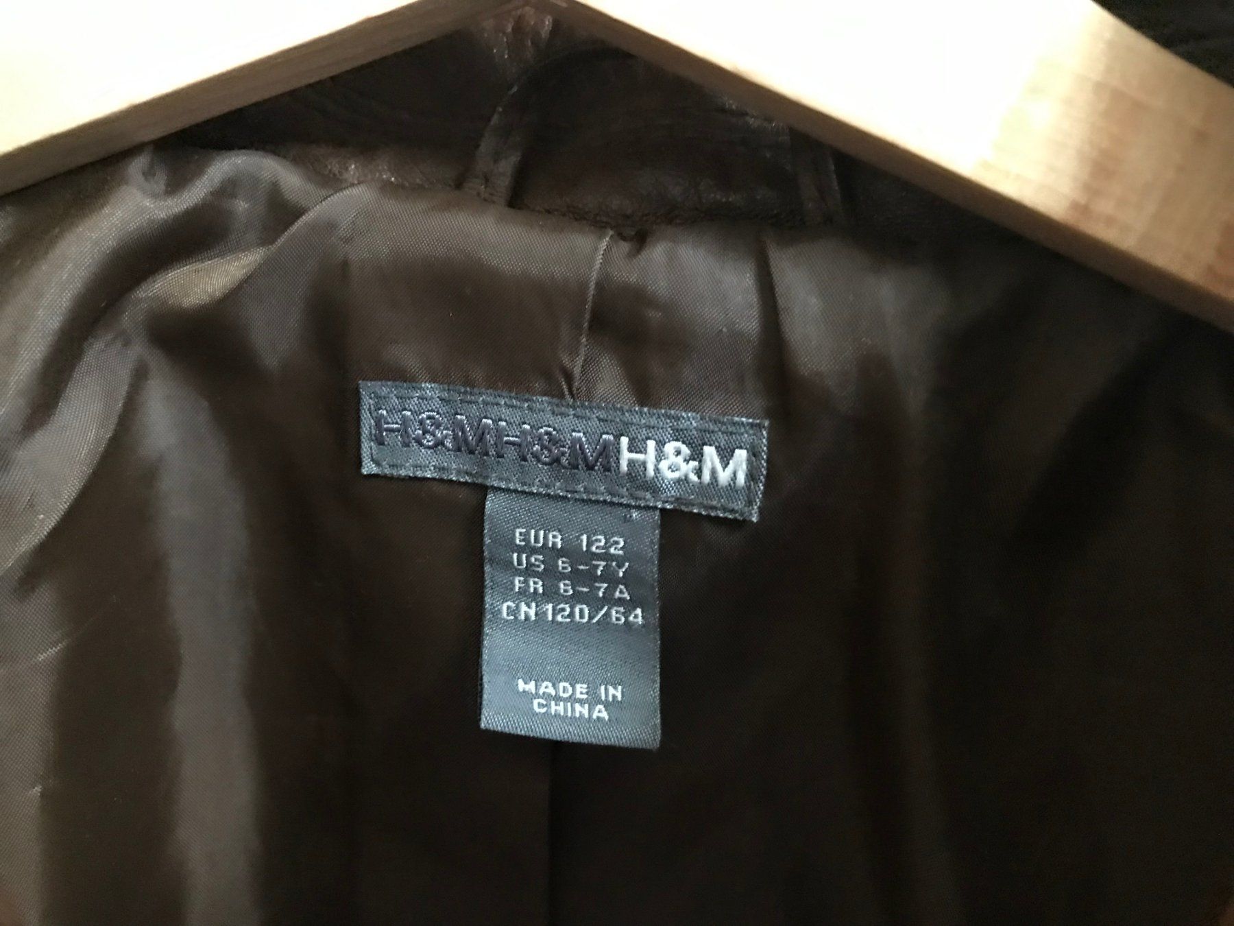H&M Giacche & Cappotti: Coole Lederjacke Retro-Style Gr. 122 Kinder – Nuovo (secondo la descrizione) da Wädenswil venduto da Aniares2 2