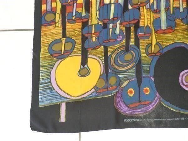 Foulard & Sciarpe: Hundertwasser  Seiden-Foulard – Nuovo (secondo la descrizione) da Weinfelden venduto da Kunst2010 2