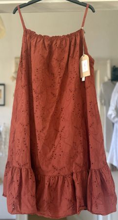 MINI ROBE EN COTON!! M SOLDES DE FIN DE SAISON