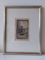 Bruno Héroux   Exlibris  Dr. Raymund Schmidt orig. Radierung