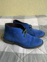 Blaue Lumberjack Lederschuhe, Grösse 37–38