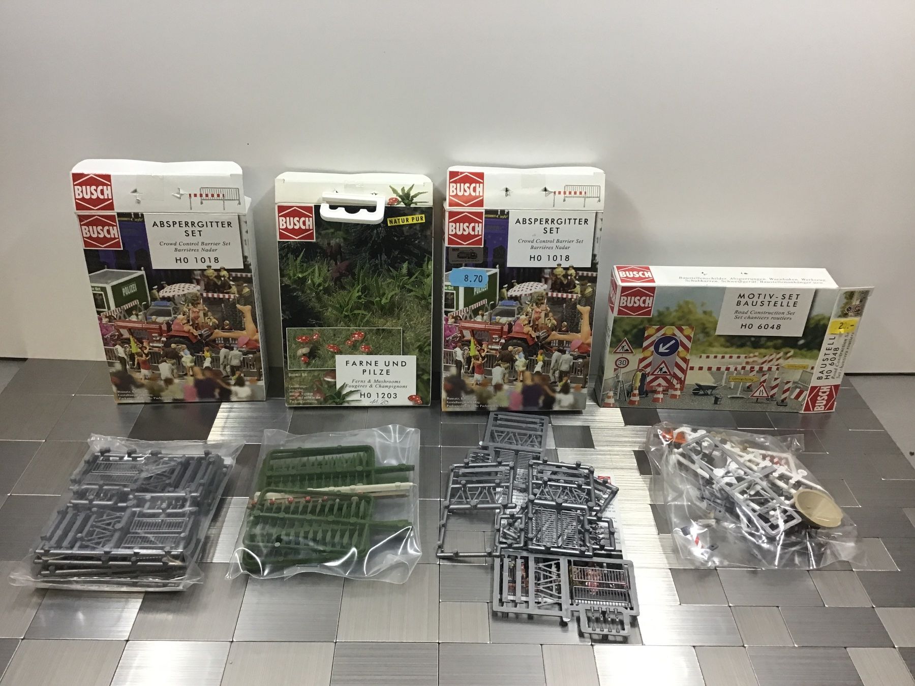 Busch Trains électriques: MODELL BUSCH  - SET BAUSTELLE H0 – D'occasion à Männedorf par Spezial-Modelle