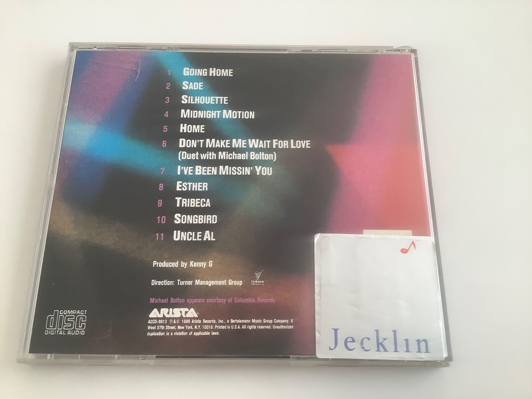 CD: Kenny G / LIVE / 1989 – Usato da Dübendorf venduto da Shreck 1