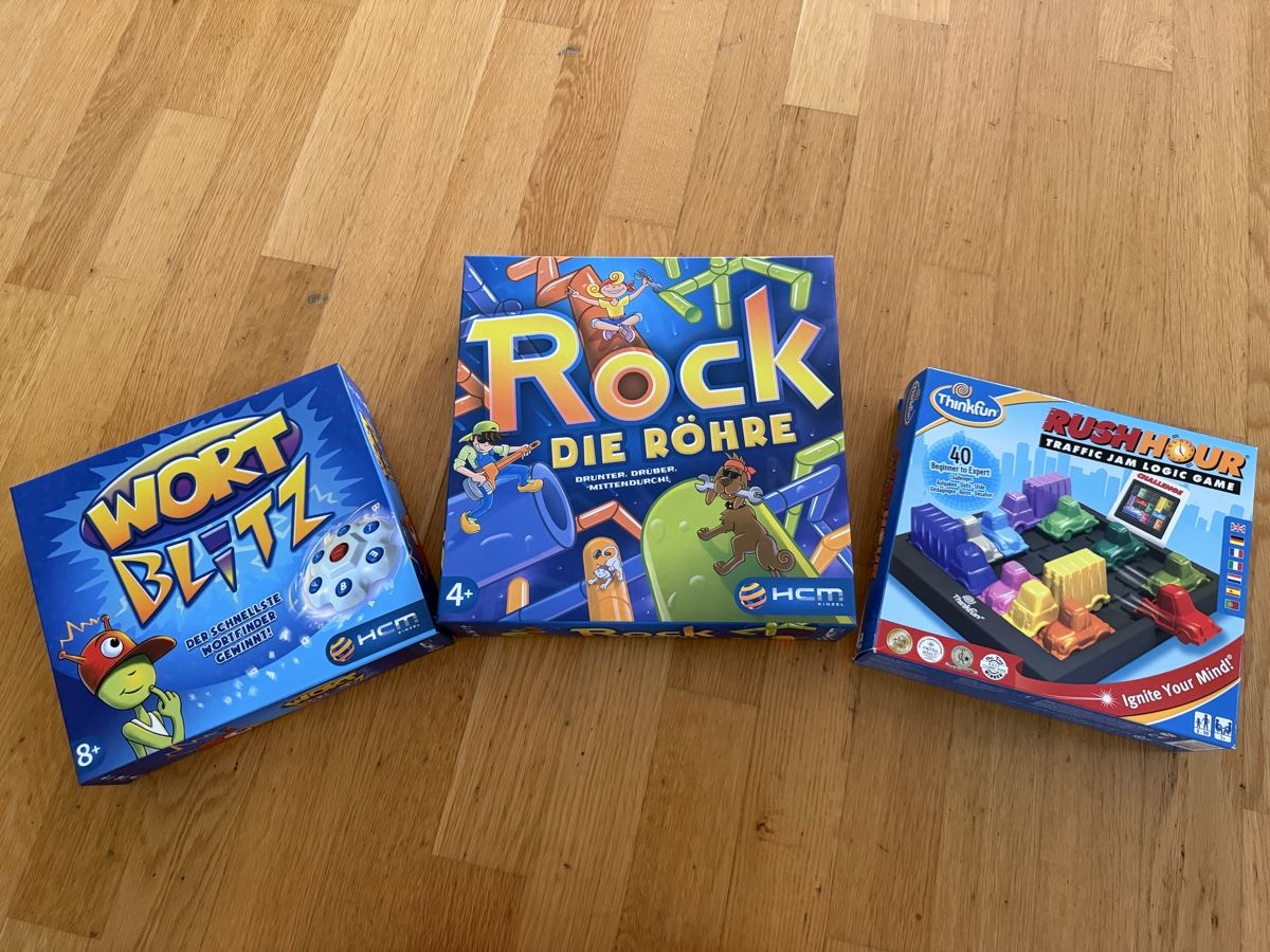 Giochi:     Rush Hour, Rock die Röhre & Wortblitz  – Nuovo (secondo la descrizione) da Bettlach venduto da Tradenet100