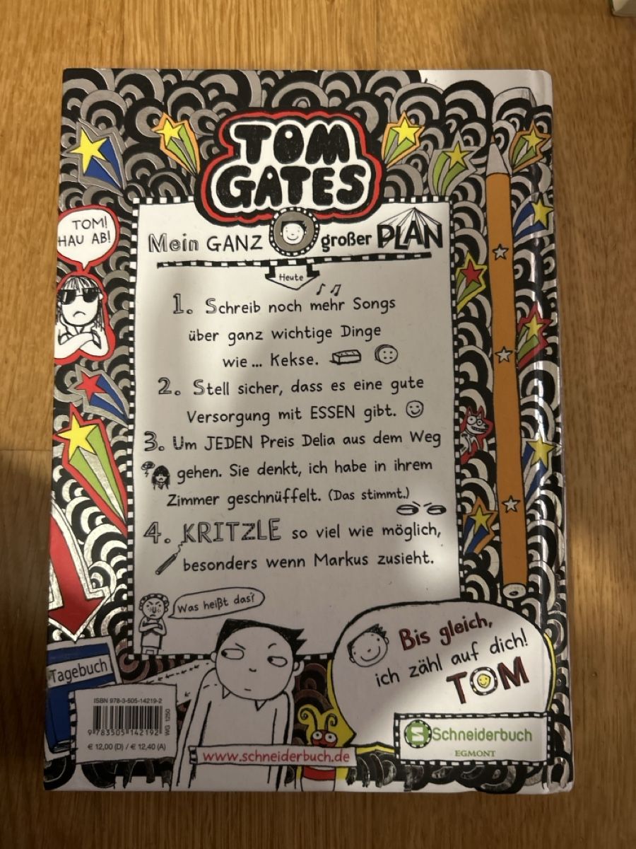 Libri: Tom Gates - Voll auf den Keks! – Usato da Grüt (Gossau ZH) venduto da Searose 1