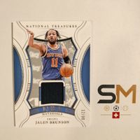 Jalen Brunson National Treasures NBA Materials /99