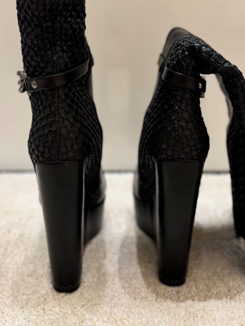 Scarpe da donna: Plateu Wedge Boots, Gr. 39 – Nuovo (secondo la descrizione) da Oberdiessbach venduto da j_schafi 4