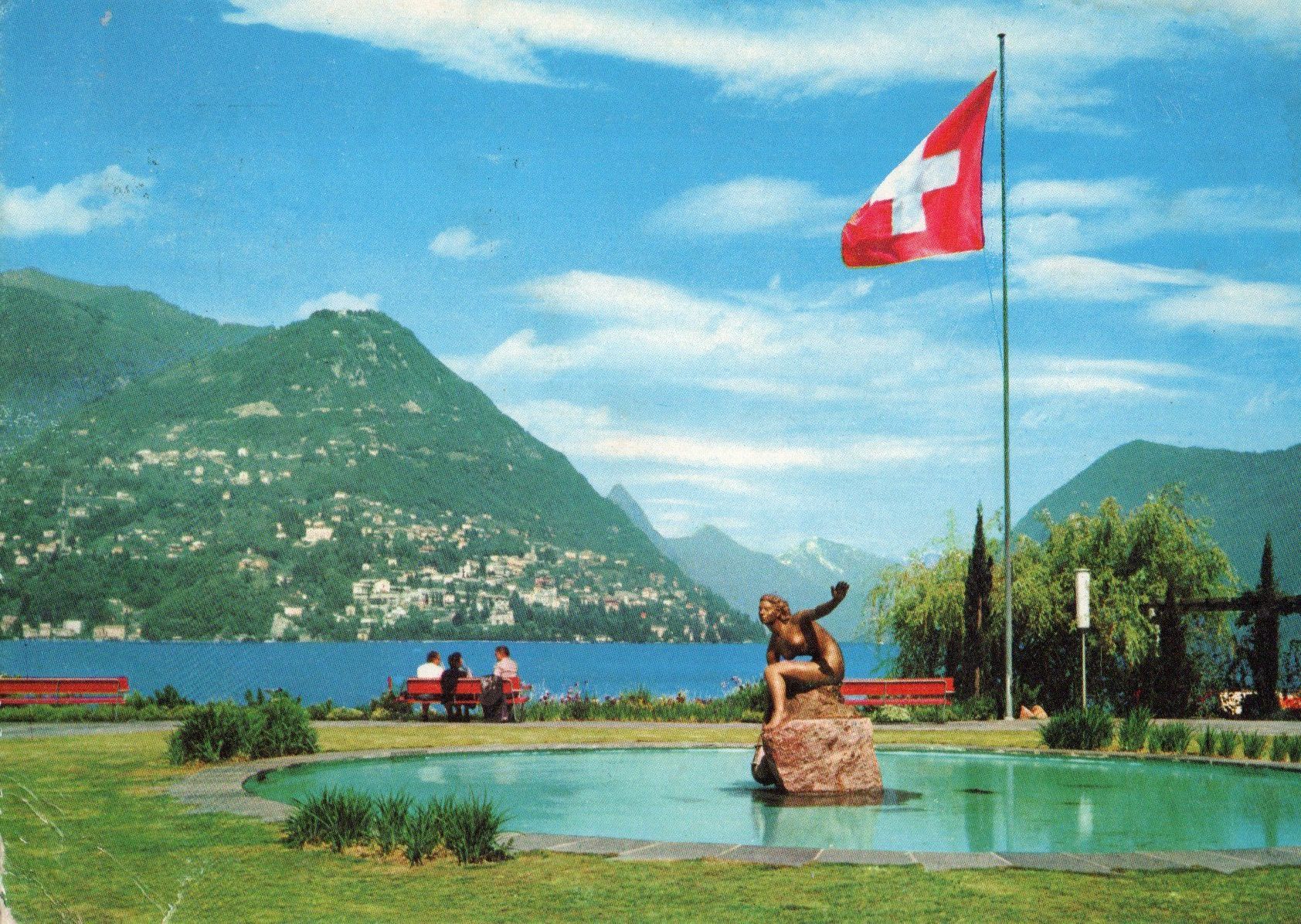 Cartes postales: Lugano-Paradiso - L'Acquaiola – D'occasion à Melano par pisonsdro