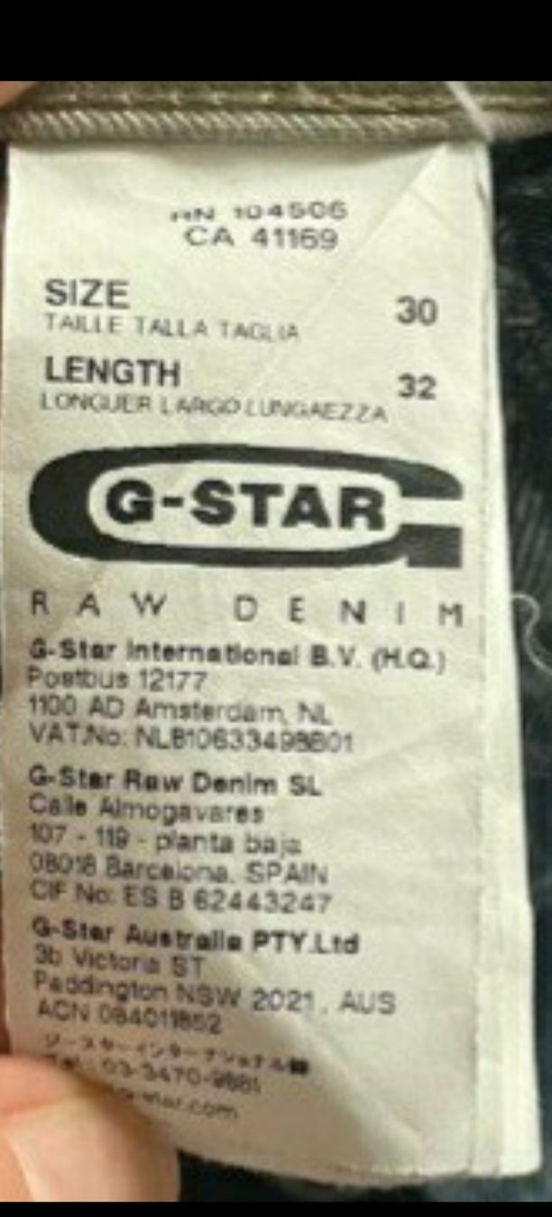G-Star Jeans: G STAR Jeans – Usato da Clarens venduto da fur_bxq2 3