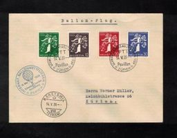 1939 Ballonflug Brief nach Zürich