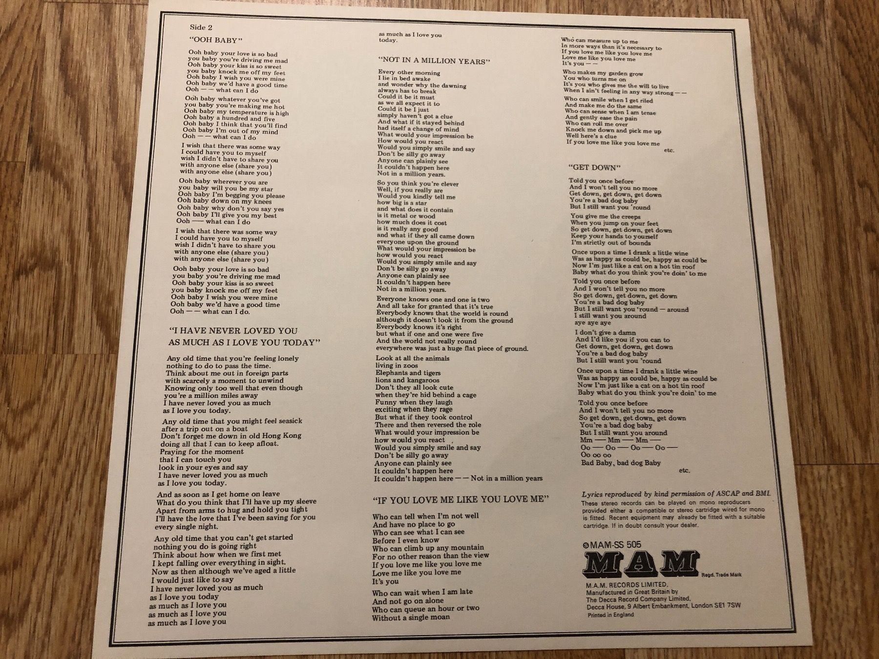 Vinyles: Gilbert O‘Sullivan-Im A Writer…1973 UK – D'occasion à Schübelbach par Klabauterli 6