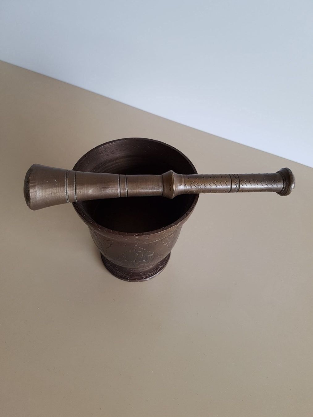Altro per cucinare: Antikes Mörser Set Bronze – Usato da Opfikon venduto da koiliebhaber 5