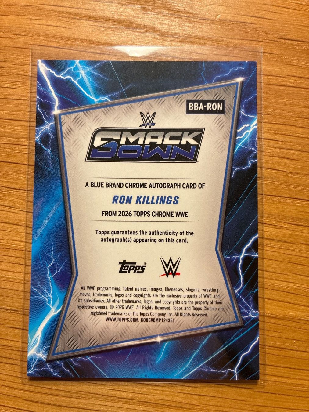 Topps Carte collezionabili: Topps Chrome WWE R-Truth On-Card Autogramm – Usato da Wangenried venduto da Garagara 1