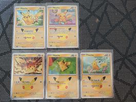 Pokémon 30th Celebration Lotto 5 Pikachu Holo NM 