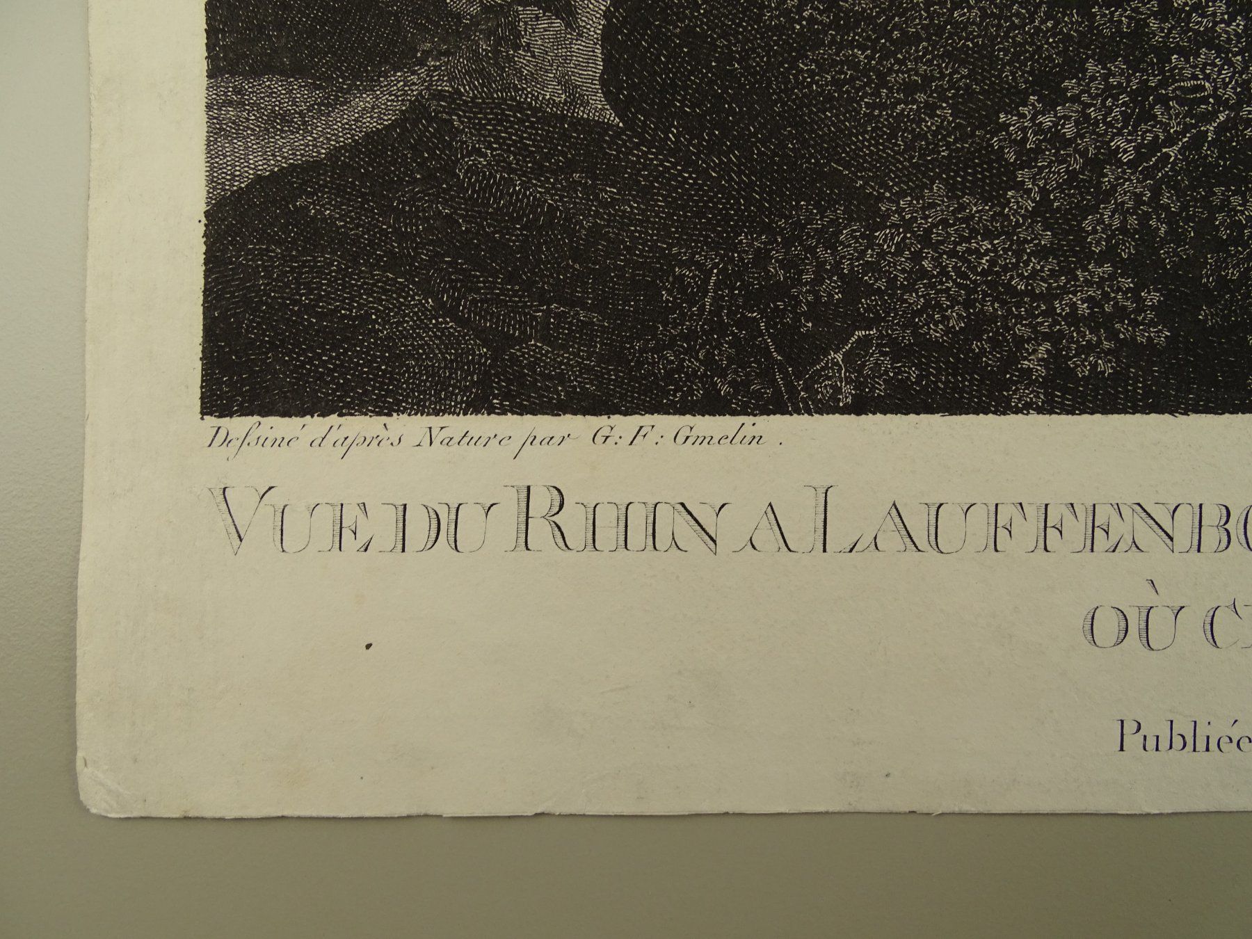Stiche: LAUFENBURG, GROSSER KUPFERSTICH 1789 – Gebraucht aus Grüningen von Kartensammler 8
