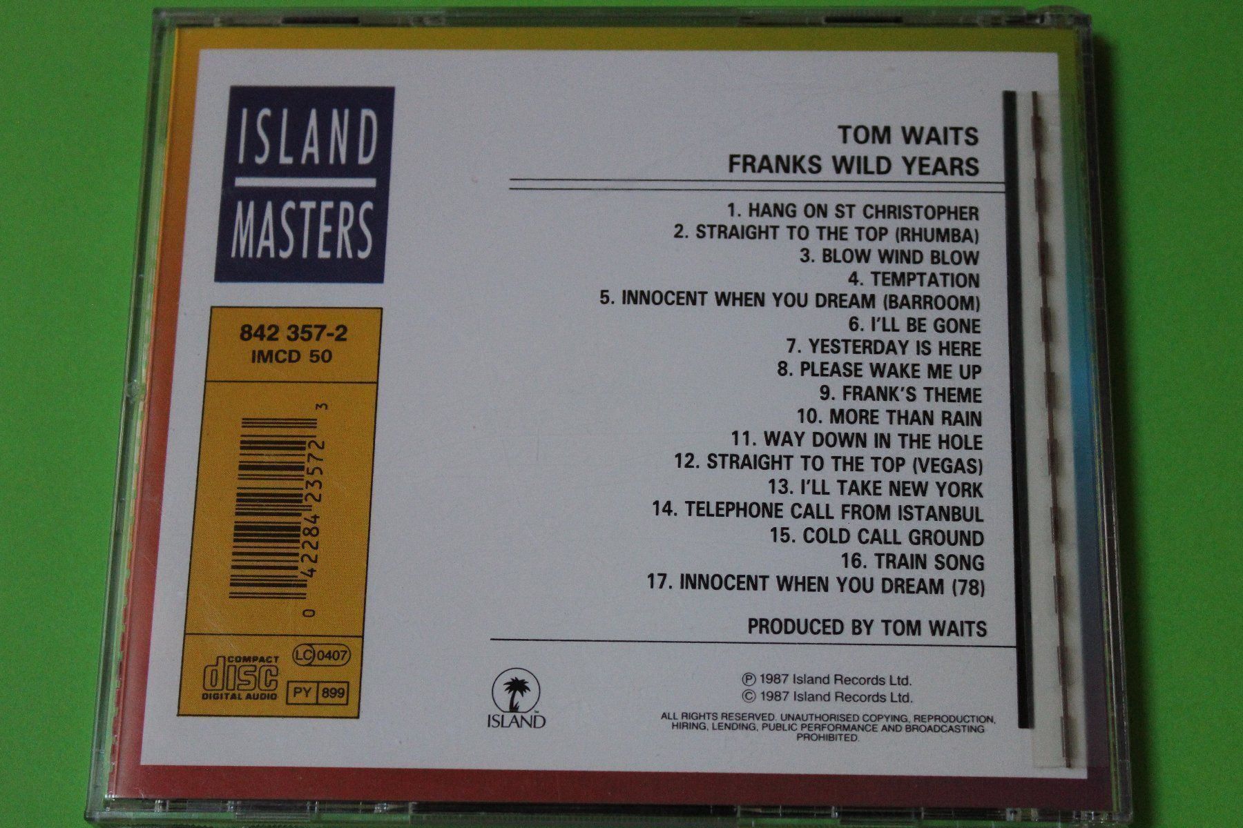CD: Tom Waits - Franks wild years CD 1987 – Usato da Tübach venduto da JamesStone 2