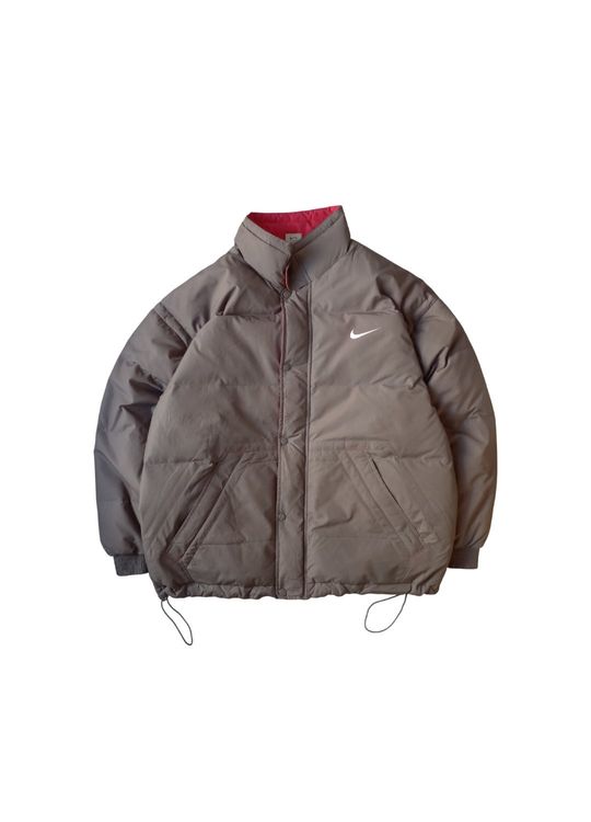 2000'S Nike padded puffer jacket, men's size M Nylon Charcoal Vintage Second Hand