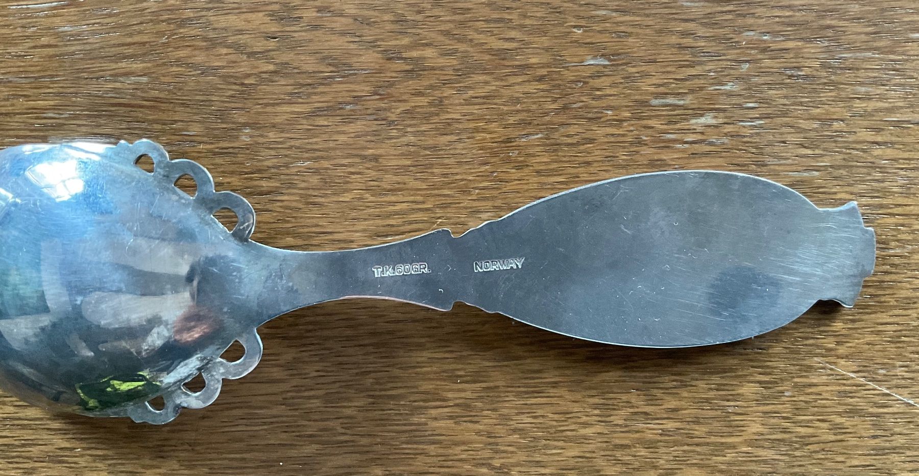 Löffel: Vintage Norway souvenir spoon – Gebraucht aus Arbon von shanghairose 2