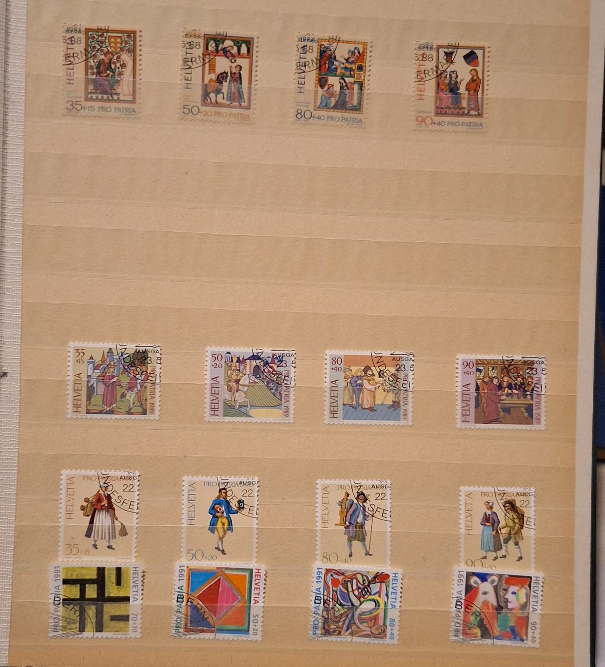Alle Briefmarken: Pro Patria Sammlung – Gebraucht aus Balgach von SIMEON27 6