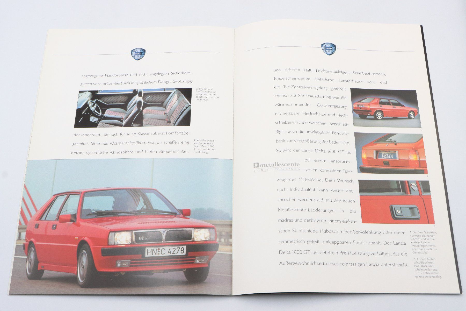 Lancia Documents: Lancia Delta 1992 Prospekt – D'occasion à Bühl b.Aarberg par Collectorpassions 8