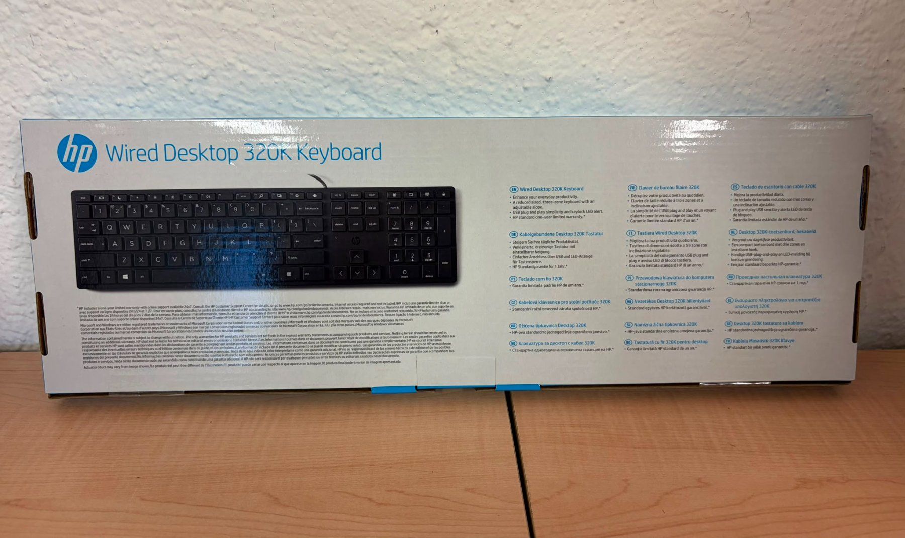 Hewlett Packard Claviers: HP Wired Desktop 320K Keyboard – Neuf avec emballage d'origine à Hendschiken par Hliout 1