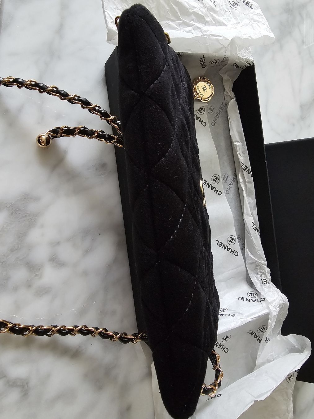 Chanel Taschen für Damen: Chanel Abendsamttasche schwarz – Neu (gemäss Beschreibung) aus Wetzikon ZH von sane1972 7
