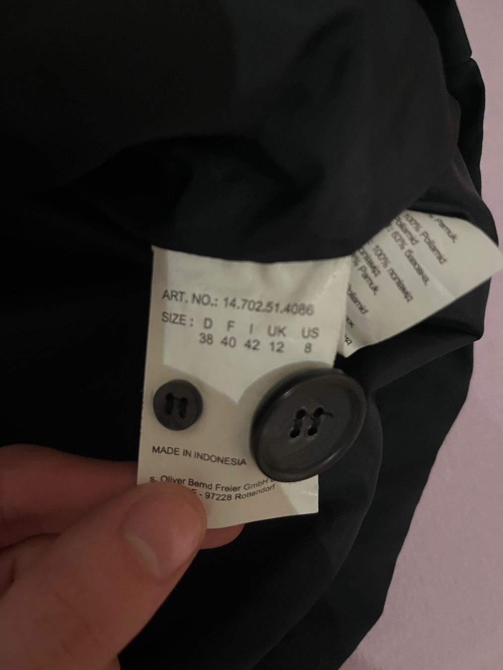 S.Oliver Giacche: Übergangsjacke S. Oliver Gr. 38 – Usato da Ittigen venduto da Luky37 3