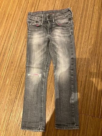 Coole Mädchen Jeans, grau, Grösse 116, H&M, Top Zustand!