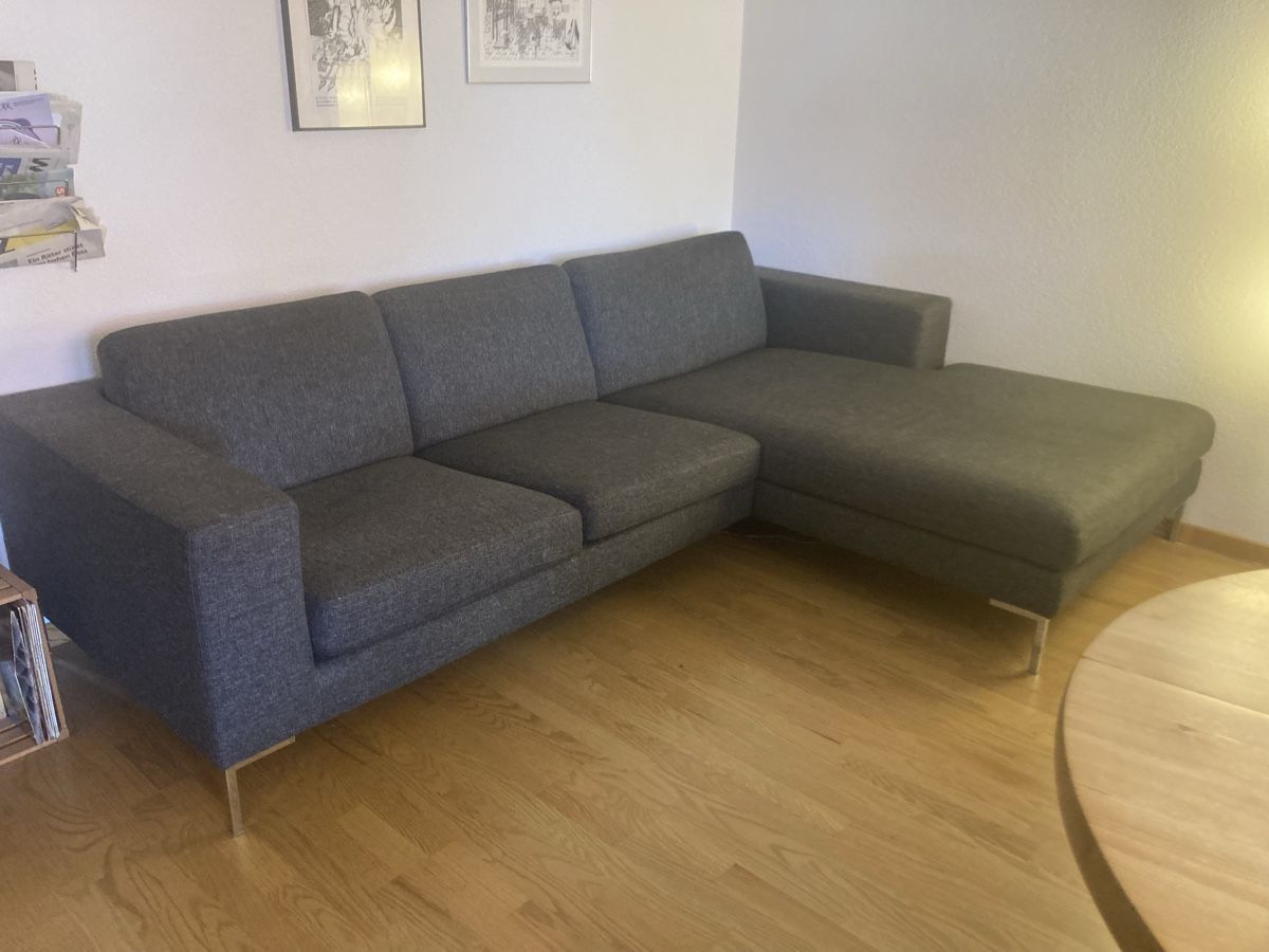 Sofas: Gemütliches dunkelgraues Ecksofa, waschbar – Gebraucht aus Bern von mar_9568 1