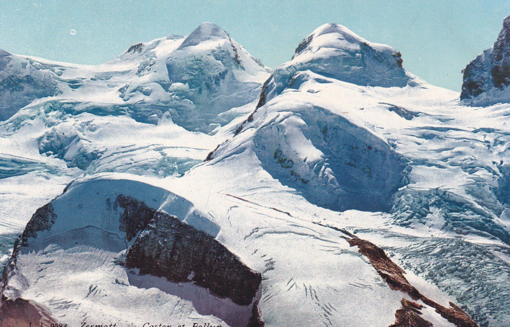 Ansichtskarten: Zermatt - Castor et Pollux – Gebraucht aus Cormoret von Pascalll2001