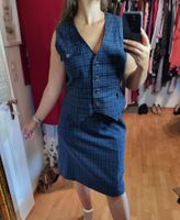 Schicker Damen Zweiteiler, Gr. 42 blau kariert🌺