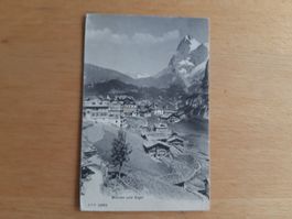 Alte Ansichtskarte Mürren und Eiger, Vintage Rarität!